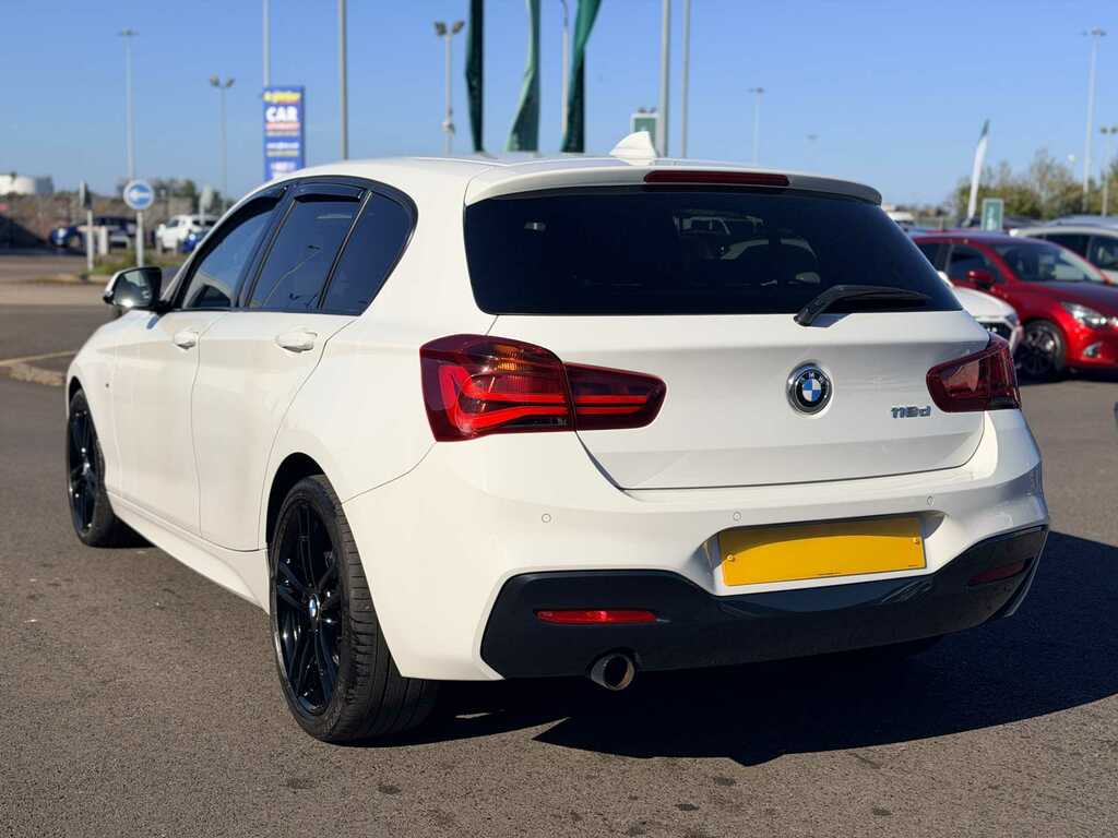 BMW 1 Series 118D M Sport Shadow Ed Step P88KYE White #6