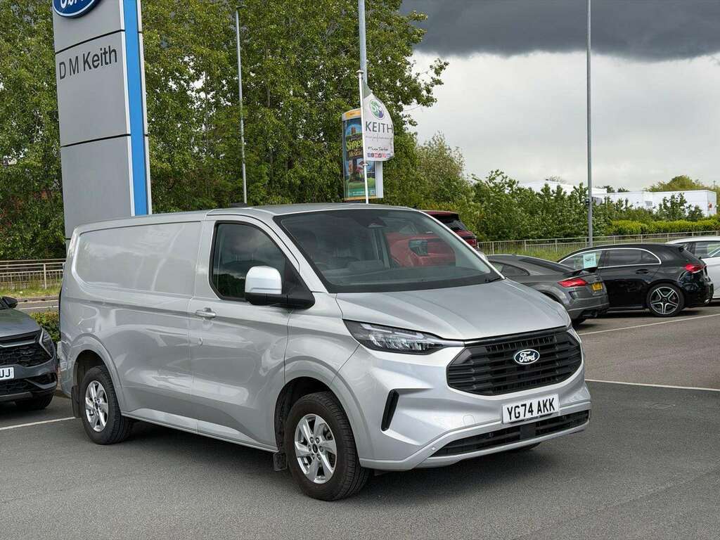 Ford Transit Custom 2.0 Ecoblue 136Ps H1 Van Limited YG74AKK Silver #3