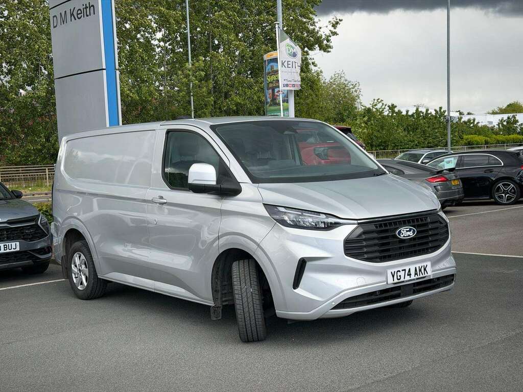 Ford Transit Custom 2.0 Ecoblue 136Ps H1 Van Limited YG74AKK Silver