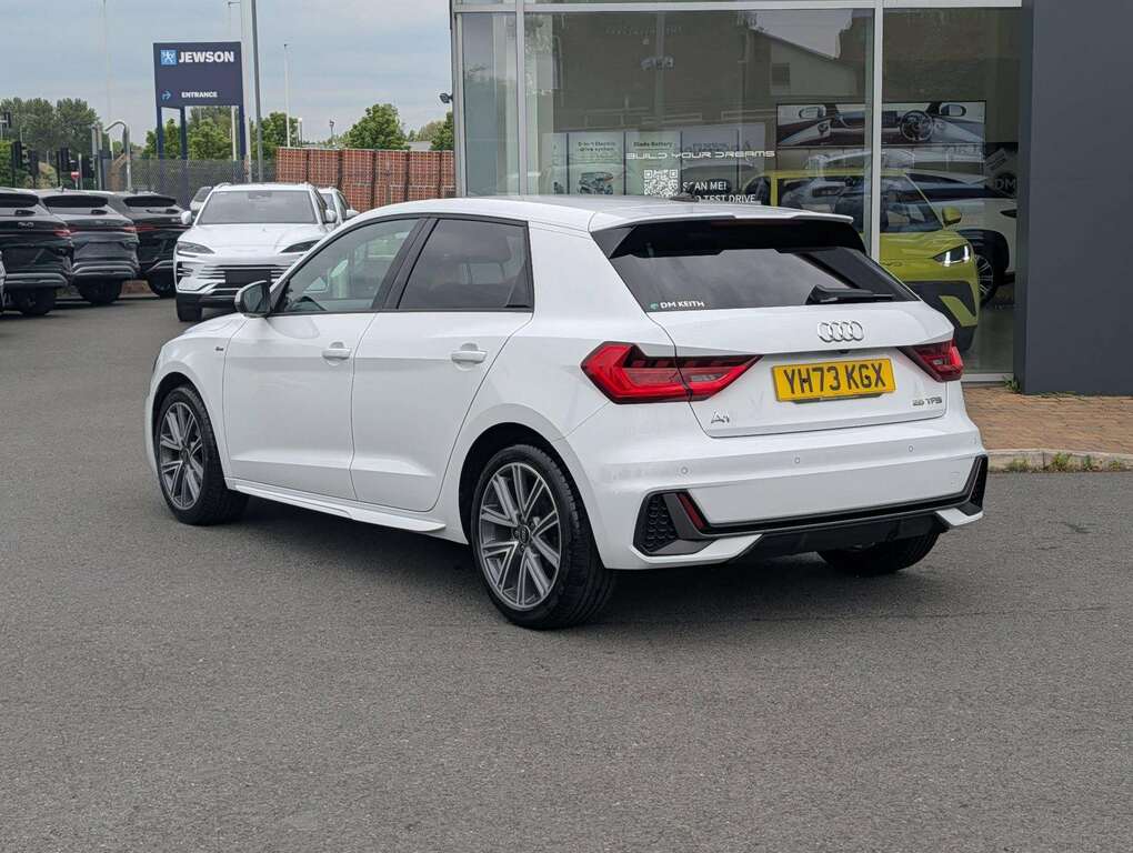 Audi A1 25 Tfsi S Line YH73KGX White #5