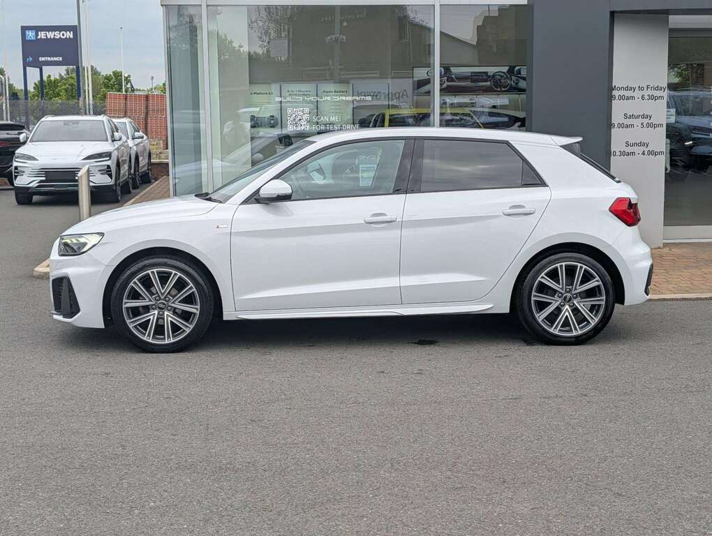 Audi A1 25 Tfsi S Line YH73KGX White #6