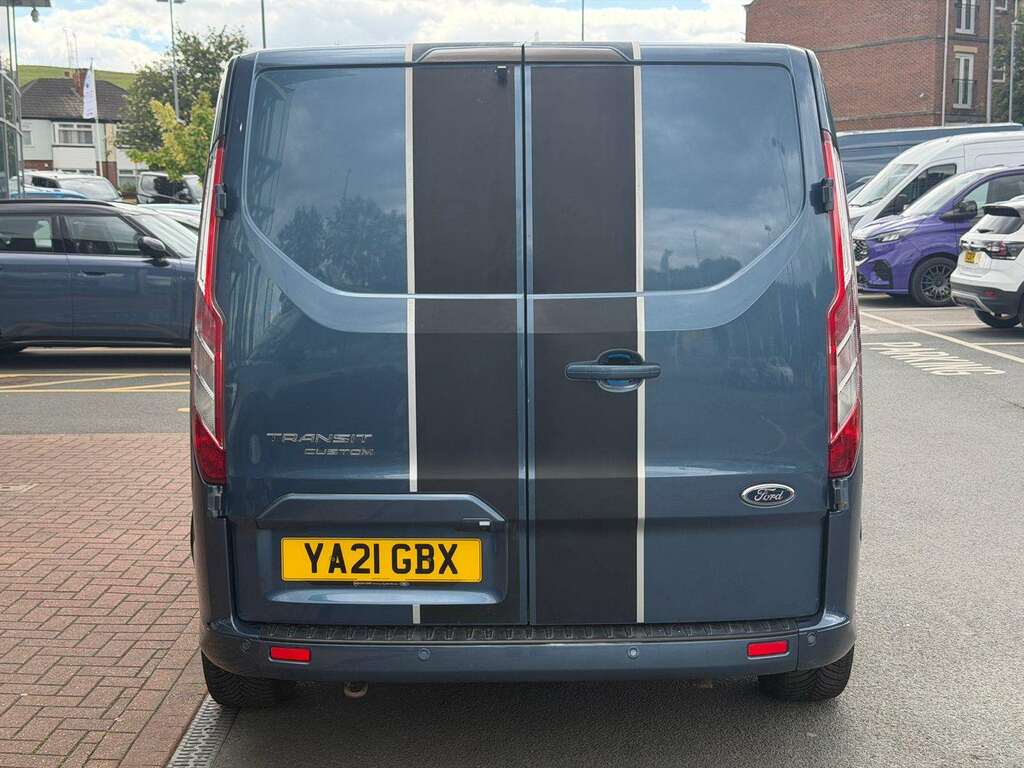 Ford Transit Custom 2.0 Ecoblue 185Ps Low Roof Sport Van YA21GBX Blue #6