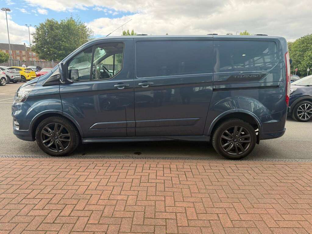 Ford Transit Custom 2.0 Ecoblue 185Ps Low Roof Sport Van YA21GBX Blue #4
