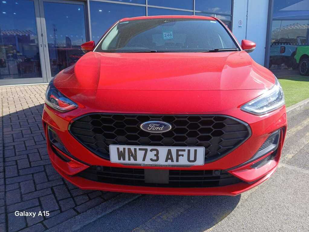 Ford Focus 1.0 Ecoboost Hybrid Mhev 155 St-line Edition WN73AFU Red #3