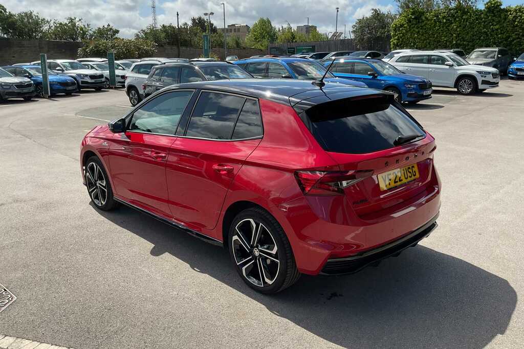 Skoda Fabia 1.5 Tsi 150 Monte Carlo Dsg YF22USG Red #3