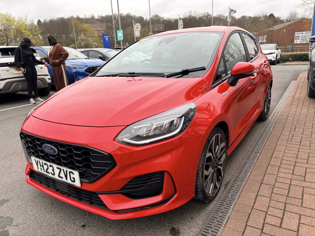 Ford Fiesta 1.0 Ecoboost St-line X YH23ZVG Red #3