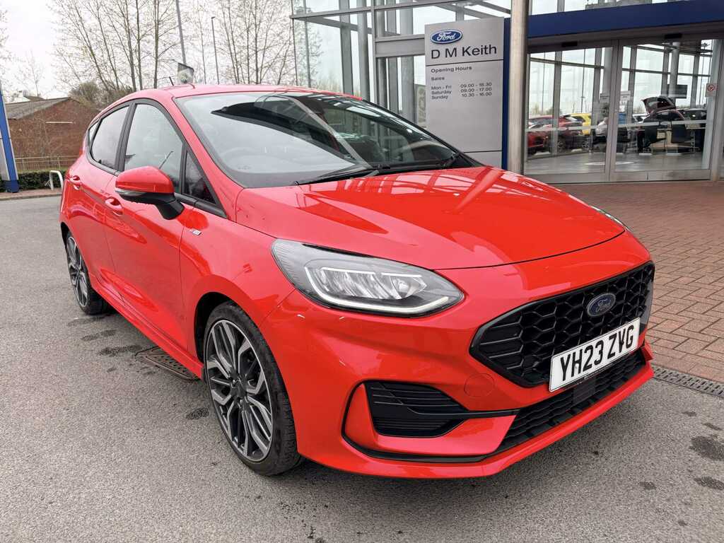 Ford Fiesta 1.0 Ecoboost St-line X Red