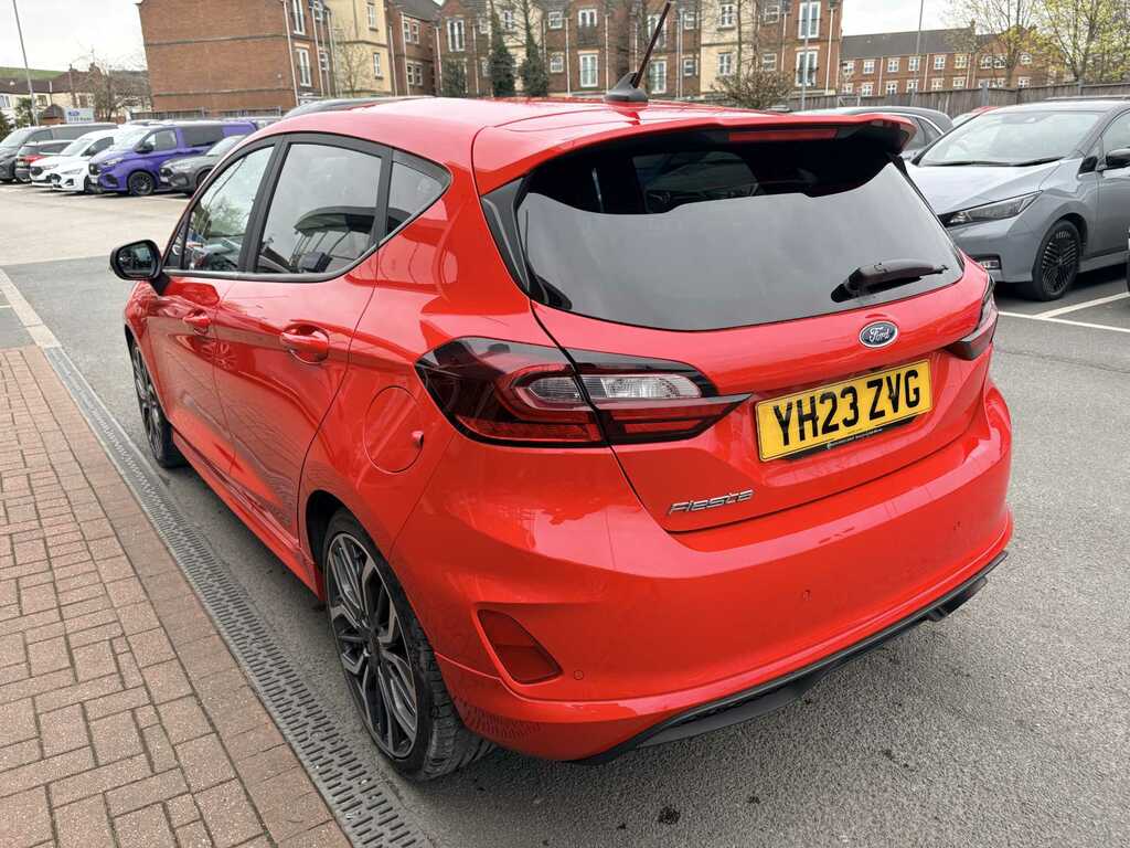Ford Fiesta 1.0 Ecoboost St-line X YH23ZVG Red #5
