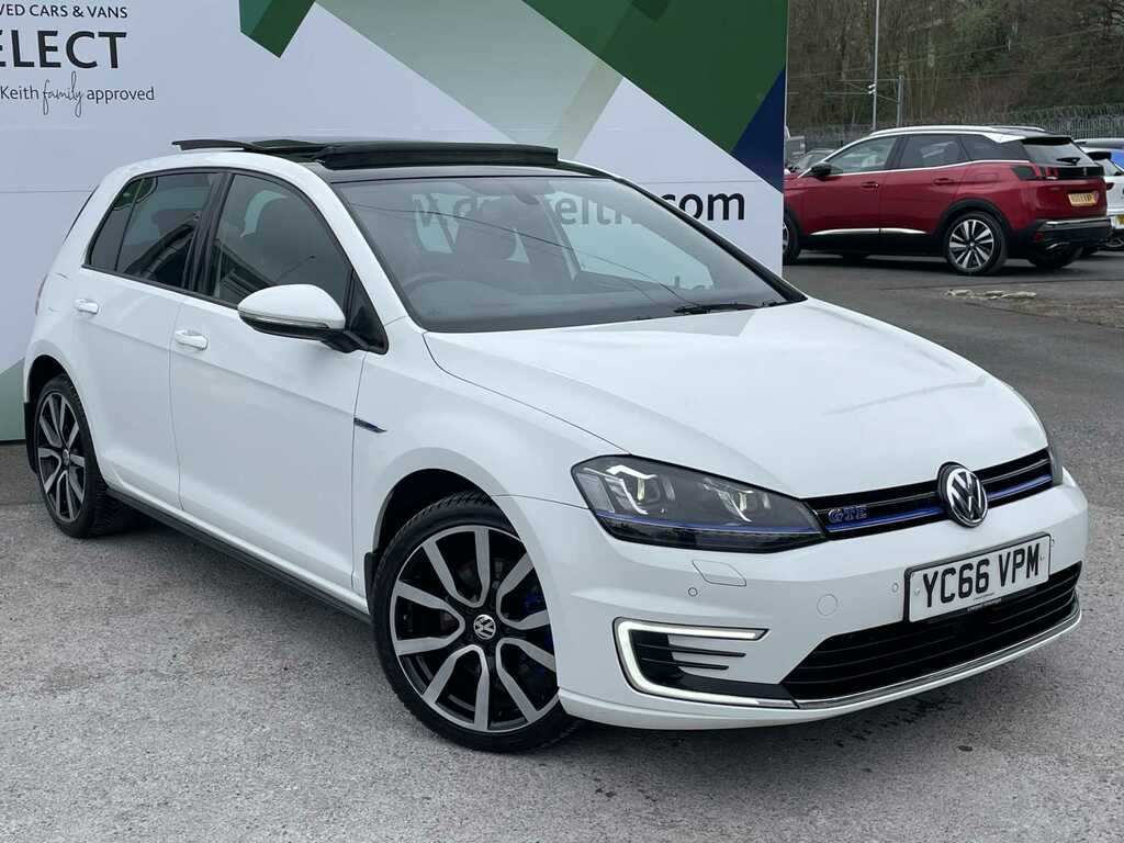 Volkswagen Golf 1.4 Tsi Gte Dsg Nav White #4
