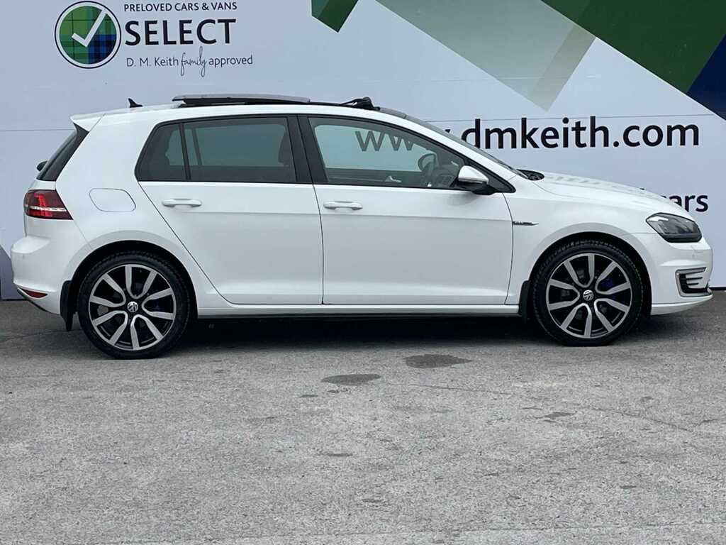 Volkswagen Golf 1.4 Tsi Gte Dsg Nav White #2