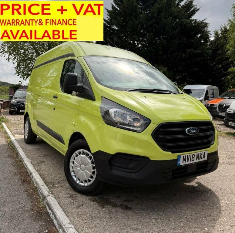 Ford Transit Custom 2.0 340 L2 H2 Lwb High Roof - 2018 18 Green