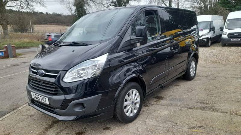 Ford Transit Custom 2.2 Tdci 270 Limited No Vat - 2015 15 YS15TKT Black #2