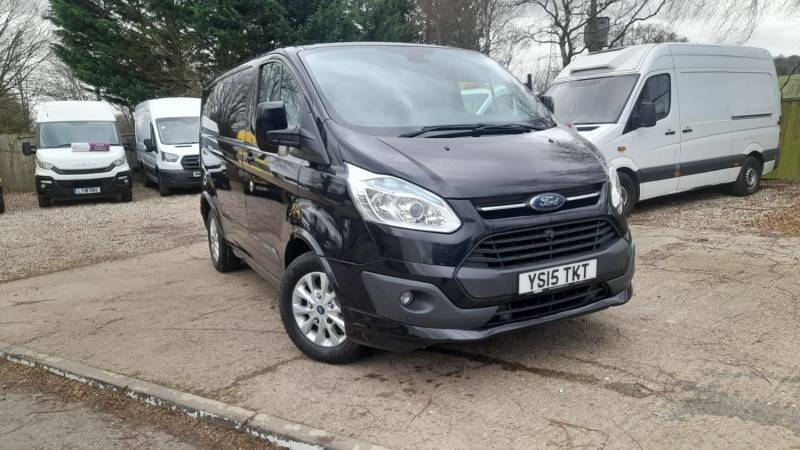 Ford Transit Custom 2.2 Tdci 270 Limited No Vat - 2015 15 YS15TKT Black #3