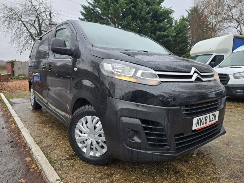 Citroen Dispatch 1000 1.6 Bluehdi 95 Van X - 2018 18 KK18UZM Black #3