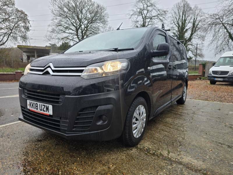 Citroen Dispatch 1000 1.6 Bluehdi 95 Van X - 2018 18 KK18UZM Black #2