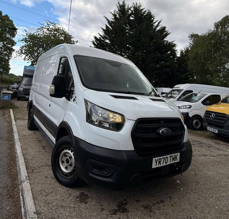 Ford Transit Custom 2.0 290 Ecoblue Leader Fwd L2 H2 Mwb - 2020 70 YR70THK White #3