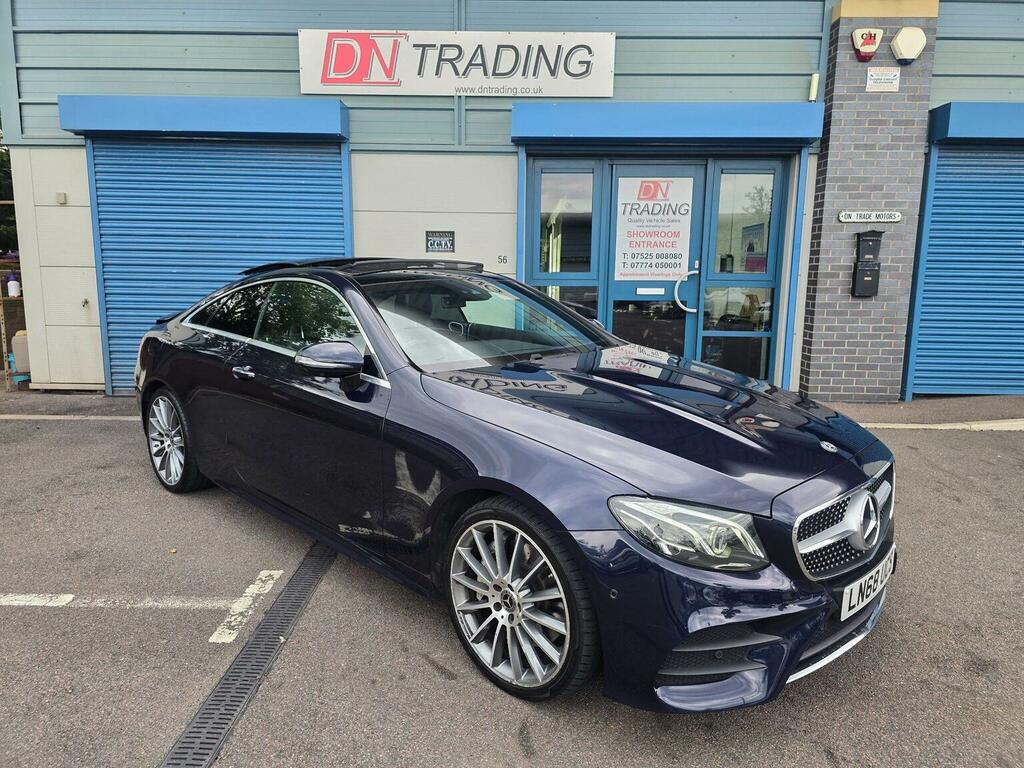 Mercedes-Benz E Class Coupe 3.0 E350d V6 Amg Line Premium Plus G-troni Blue