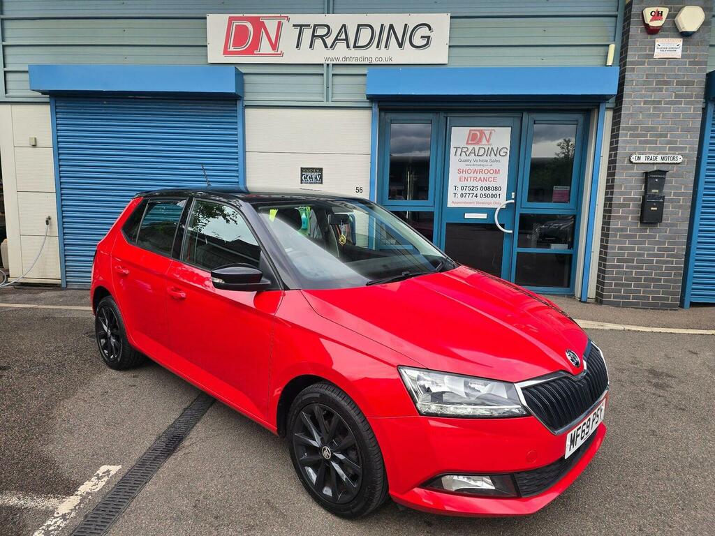 Skoda Fabia Hatchback 1.0 Colour Edition Euro 6 Ss 201 Red