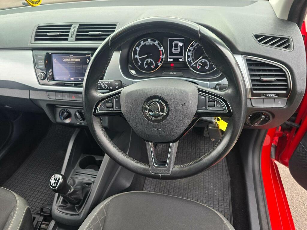 Skoda Fabia Hatchback 1.0 Colour Edition Euro 6 Ss 201 MF69PSY Red #3