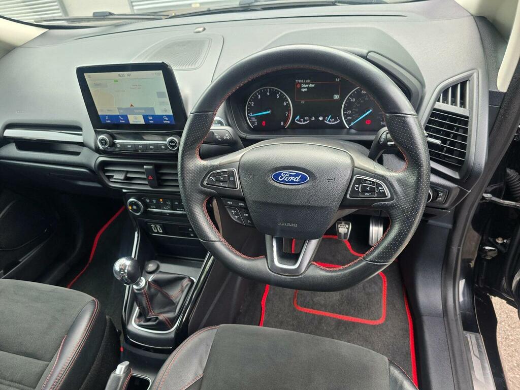 Ford Ecosport Suv 1.0T Ecoboost St-line Euro 6 Ss 20196 CV69TZL Black #2