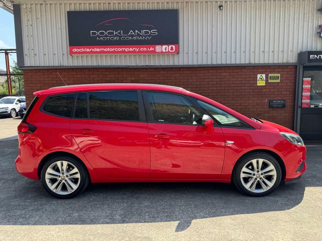 Vauxhall Zafira Tourer 1.4I Turbo Sri Euro 6 SG17KDE Red #4