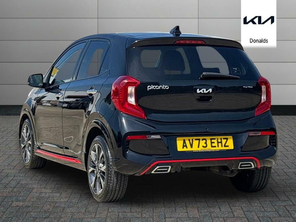 Kia Picanto 1.0 T-gdi Gt-line S Euro 6 Ss AV73EHZ Black #5