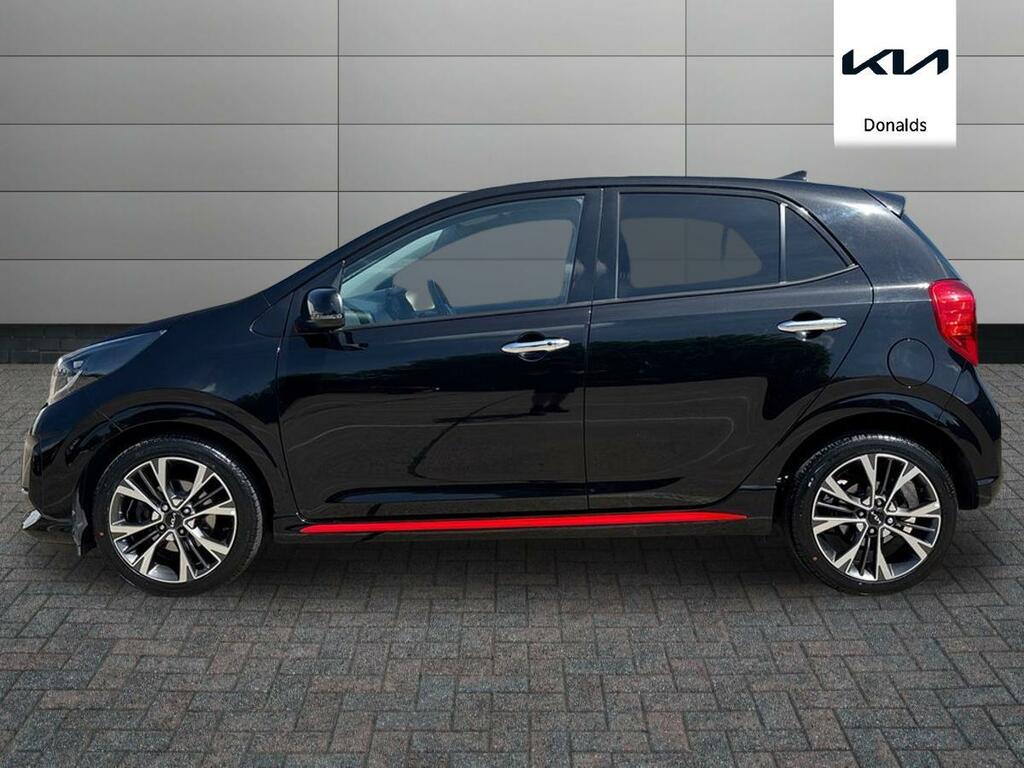 Kia Picanto 1.0 T-gdi Gt-line S Euro 6 Ss AV73EHZ Black #6