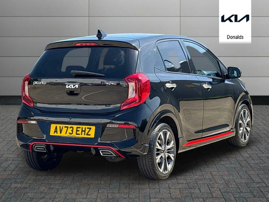 Kia Picanto 1.0 T-gdi Gt-line S Euro 6 Ss AV73EHZ Black #3