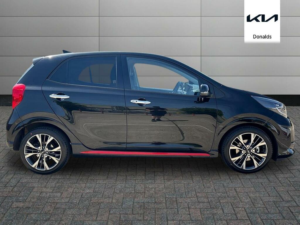 Kia Picanto 1.0 T-gdi Gt-line S Euro 6 Ss AV73EHZ Black #2