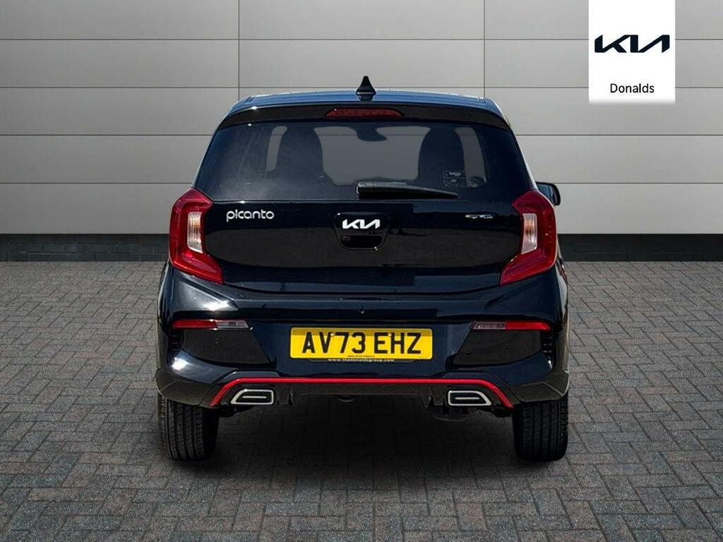Kia Picanto 1.0 T-gdi Gt-line S Euro 6 Ss AV73EHZ Black #4