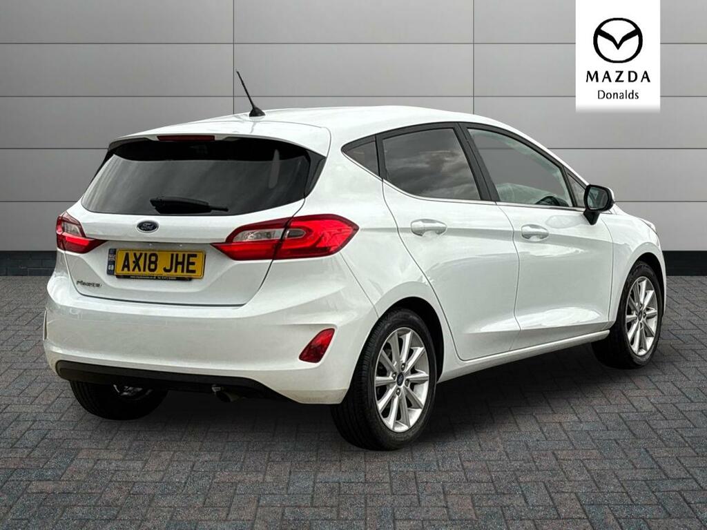 Ford Fiesta 1.0T Ecoboost Titanium Euro 6 Ss AX18JHE White #3