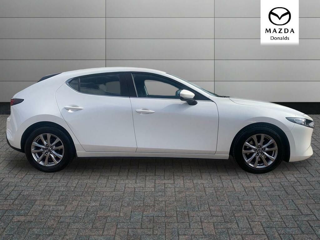 Mazda 3 2.0 Skyactiv-g Mhev Se-l Euro 6 Ss GU69UTV White #2