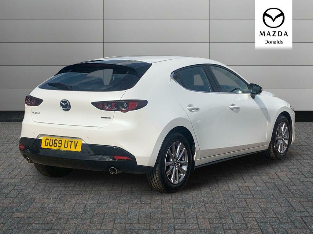 Mazda 3 2.0 Skyactiv-g Mhev Se-l Euro 6 Ss GU69UTV White #3