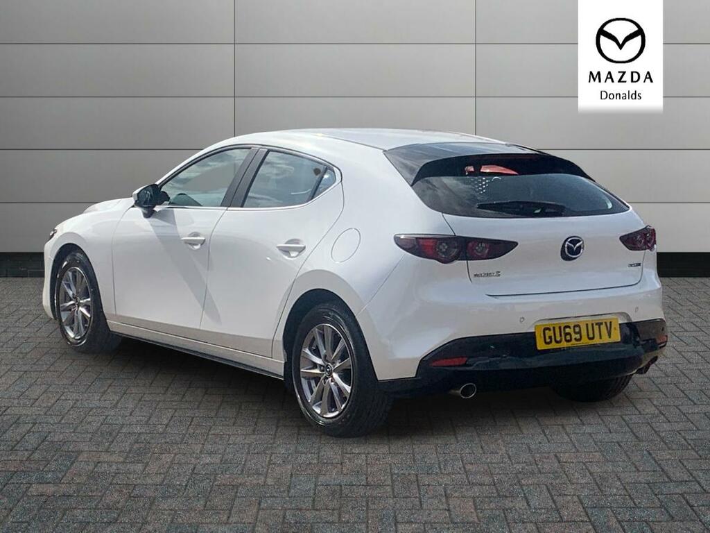 Mazda 3 2.0 Skyactiv-g Mhev Se-l Euro 6 Ss GU69UTV White #5