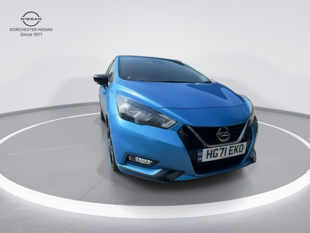 Nissan Micra 1.0 Ig-t N-sport Hatchback Xtron Euro 6 HG71EKO Blue #3