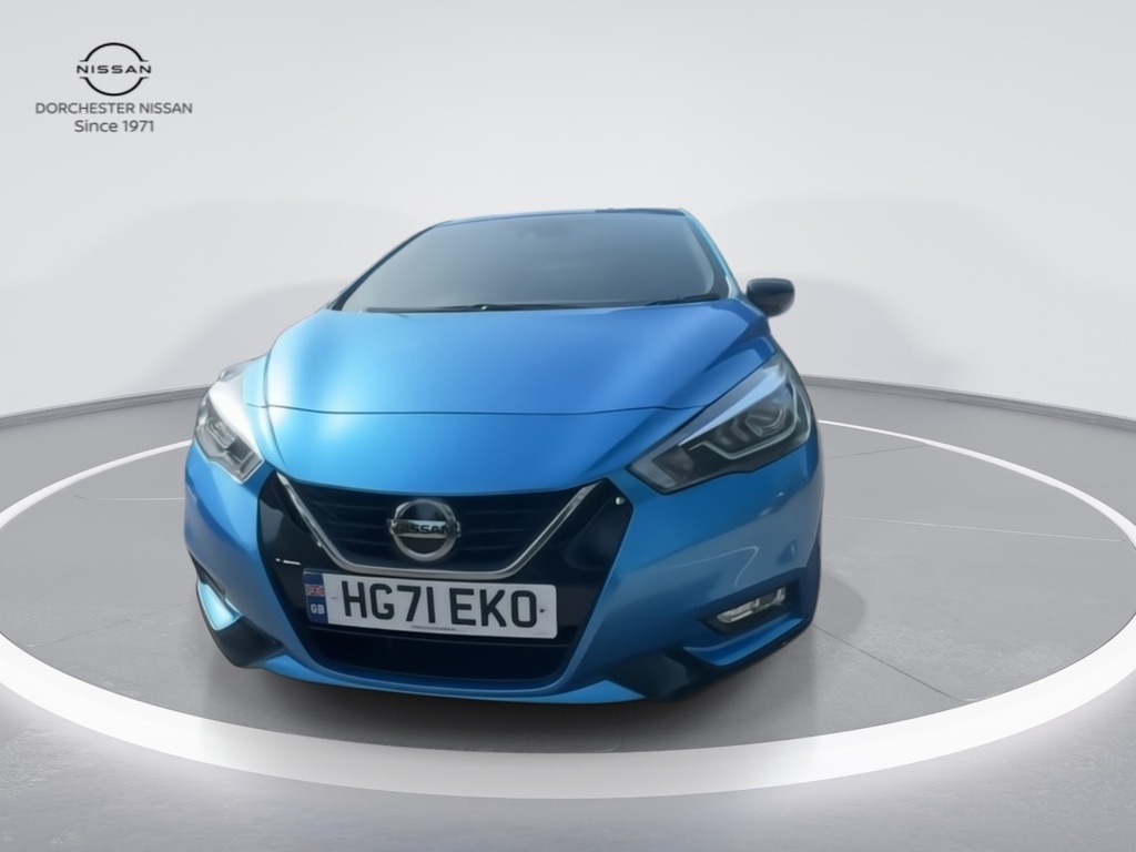 Nissan Micra 1.0 Ig-t N-sport Hatchback Xtron Euro 6 HG71EKO Blue #4