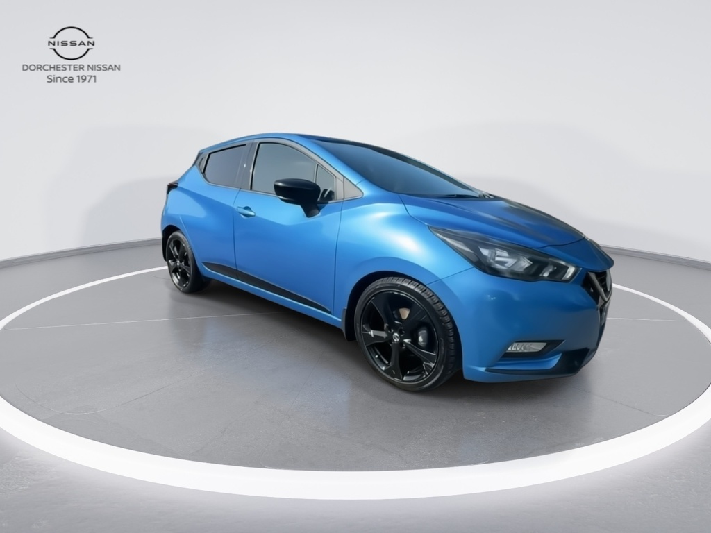 Nissan Micra 1.0 Ig-t N-sport Hatchback Xtron Euro 6 HG71EKO Blue #2