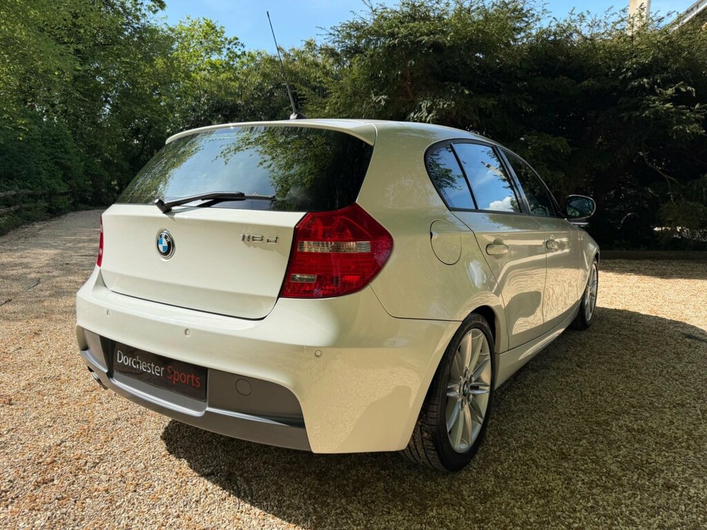 BMW 1 Series 2.0 116D M Sport Hatchback Euro White #5