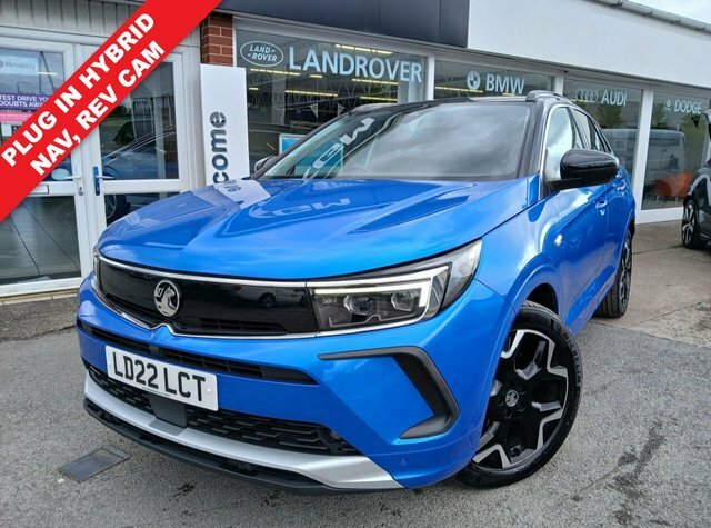 Vauxhall Grandland 1.6 13.2Kwh Elite Suv Plug-in Hybrid Au Blue