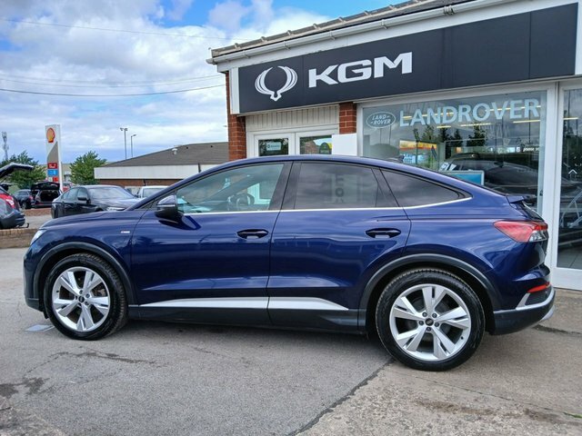 Audi Q4 E Tron 40 S Line Sportback 82Kwh 204 P RE23MUU Blue #3