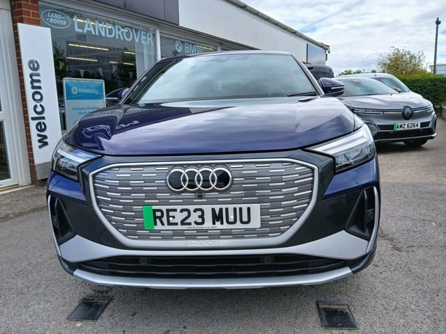 Audi Q4 E Tron 40 S Line Sportback 82Kwh 204 P RE23MUU Blue #2