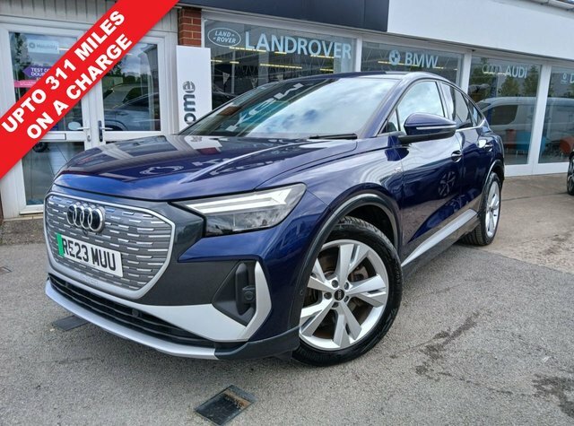 Audi Q4 E Tron 40 S Line Sportback 82Kwh 204 P Blue