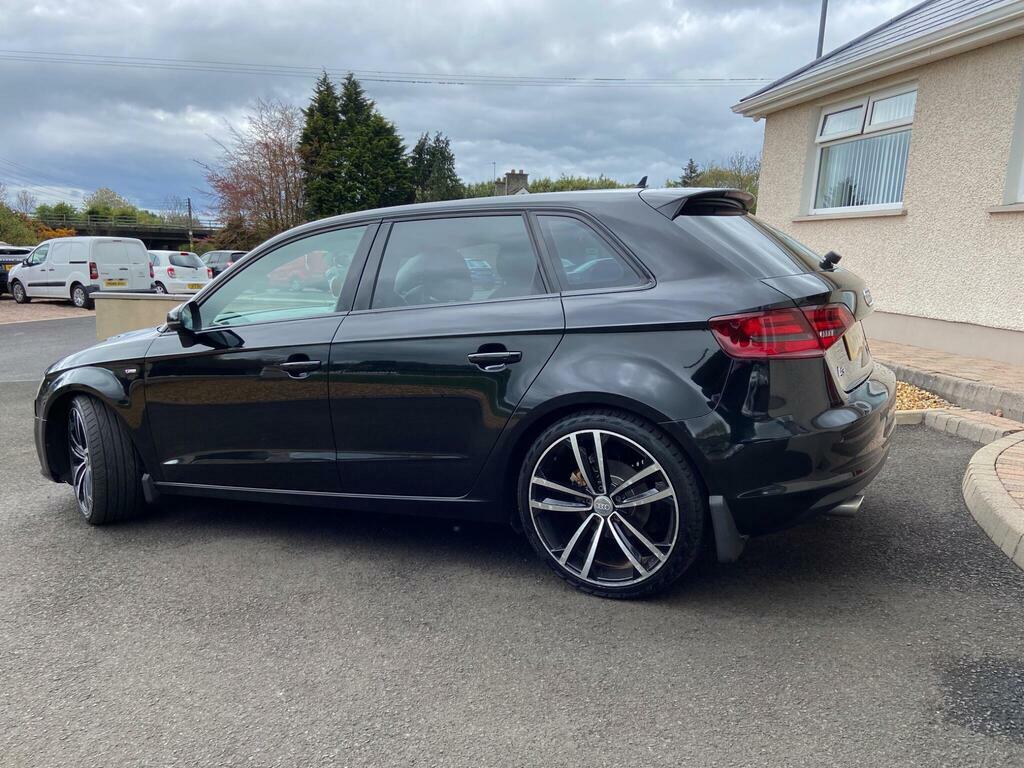 Audi A3 1.6 Tdi Sport Sportback Euro 6 S S GN65PBV Black #5
