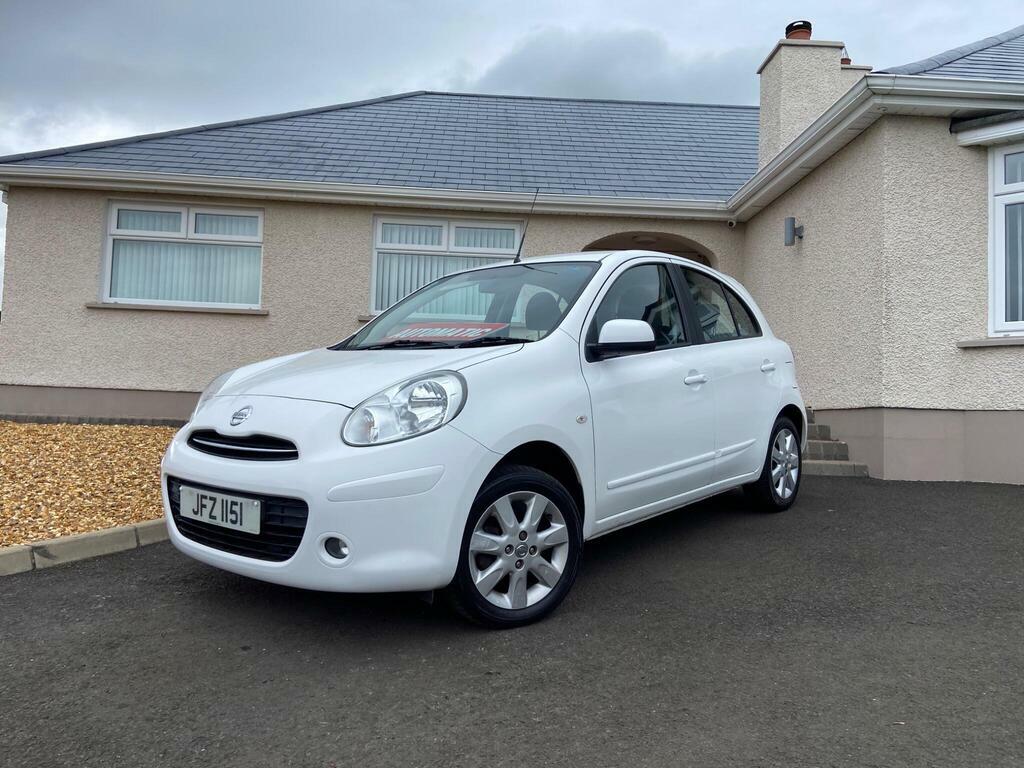Nissan Micra 1.2 12V Acenta Cvt Euro 5 White #5