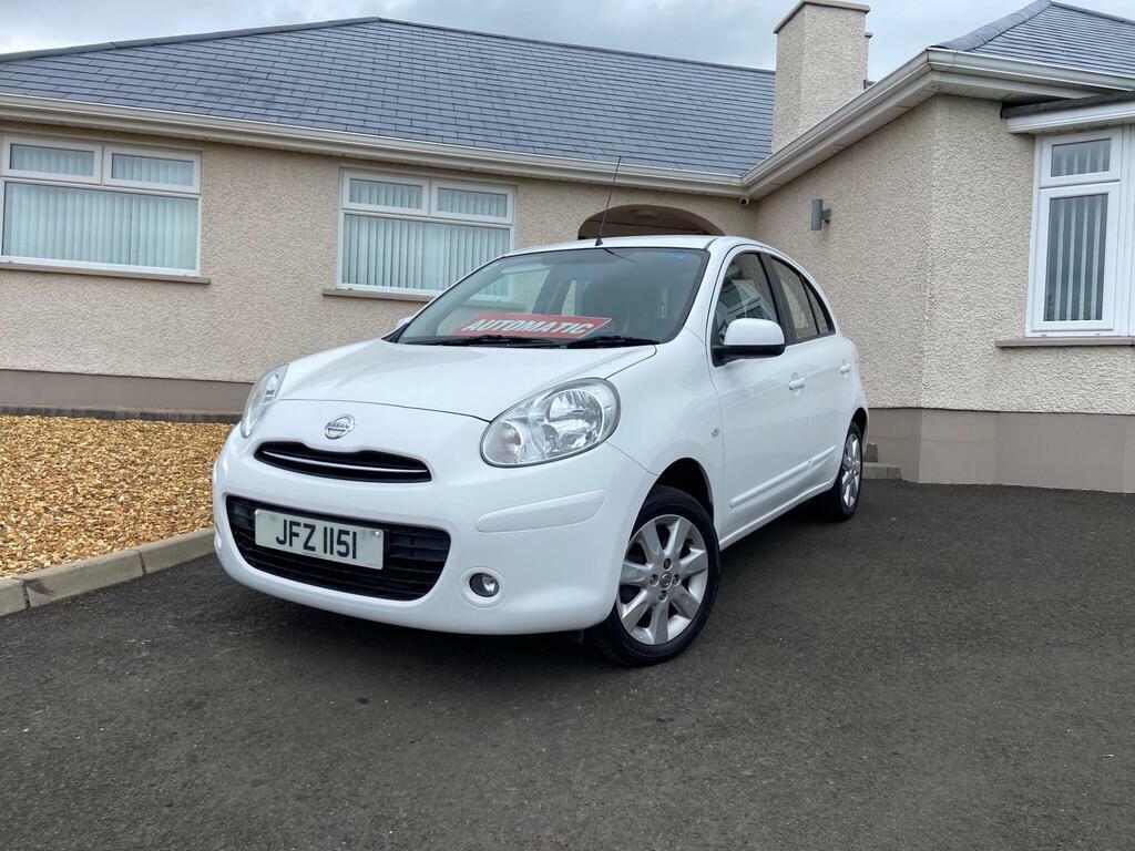 Nissan Micra 1.2 12V Acenta Cvt Euro 5 White #2