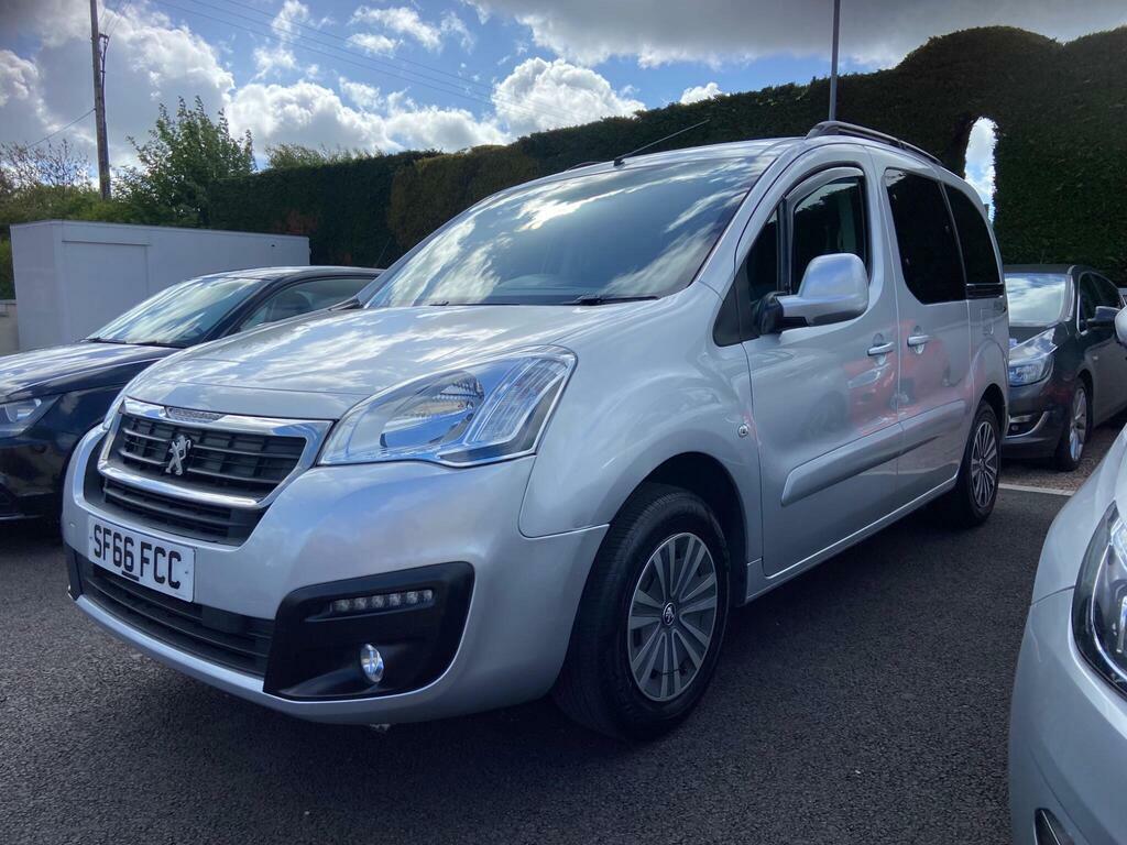 Peugeot Partner Tepee 1.6 Bluehdi Allure Etg Euro 6 S S SF66FCC Silver #2
