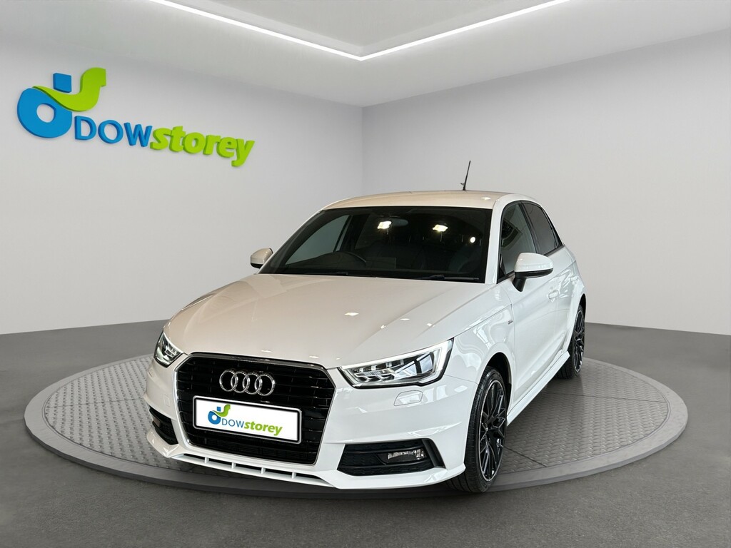 Audi A1 Hatchback 1.4 Tfsi S Line 201868 PK68DAA White #3