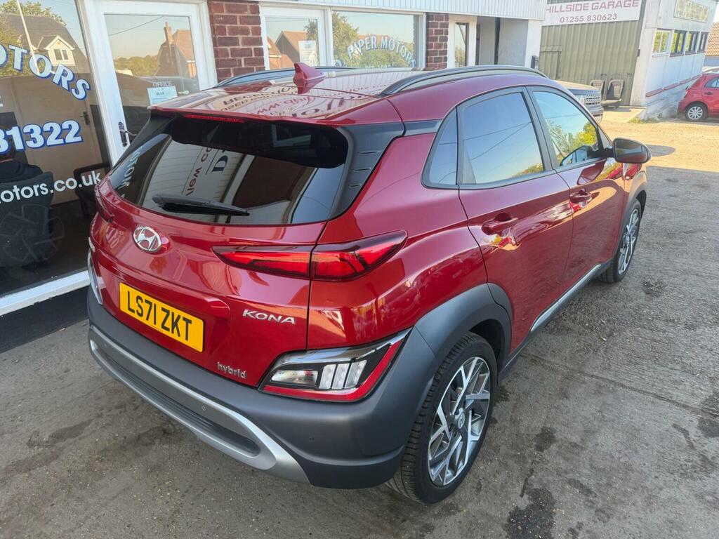Hyundai Kona Suv 1.6 H-gdi Premium Dct Euro 6 Ss 20217 LS71ZKT Red #3