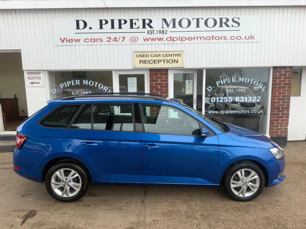 Skoda Fabia Estate 1.0 Tsi Se Euro 6 Ss 202171 BJ71VCV Blue #2