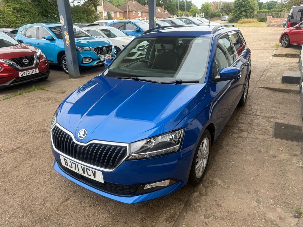 Skoda Fabia Estate 1.0 Tsi Se Euro 6 Ss 202171 BJ71VCV Blue #6